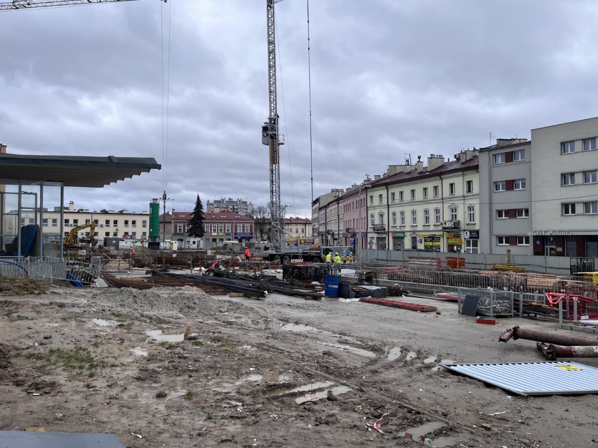 Budowa Rzeszowskiego Centrum Komunikacyjnego [styczeń 2023]